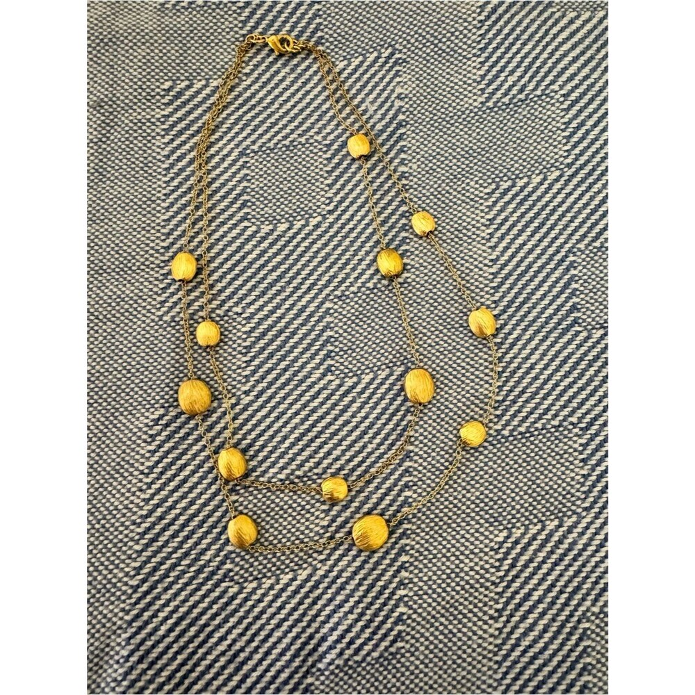 Gold-Tone Multi-Bead Layered Necklace - Women's Jewelry - Picture 1 of 3